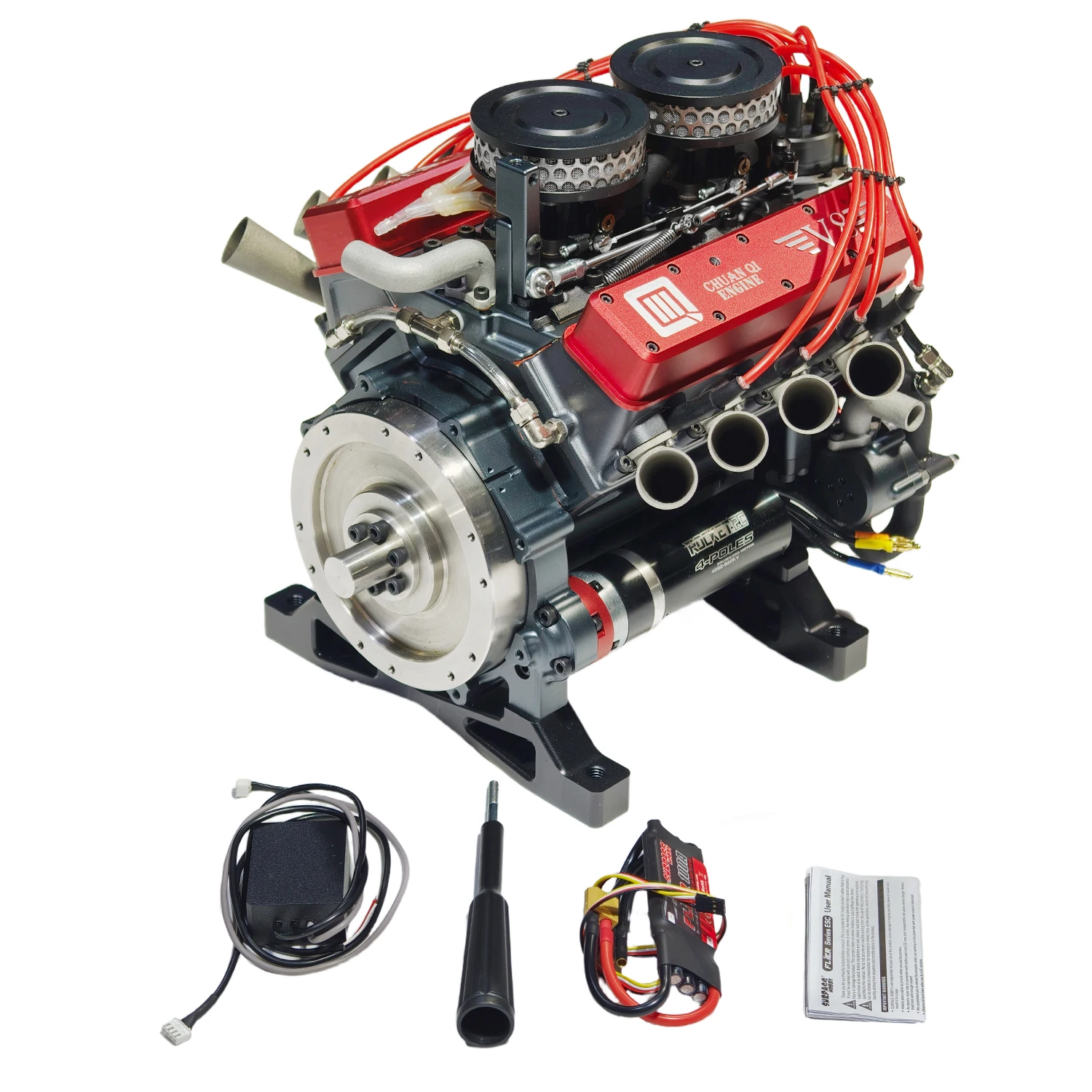 DSD-V8 277CC Engine Model Internal Combustion Water CDI Ignition Cooled Engine Speed Range 1000-11000 Rpm Large Engine Model