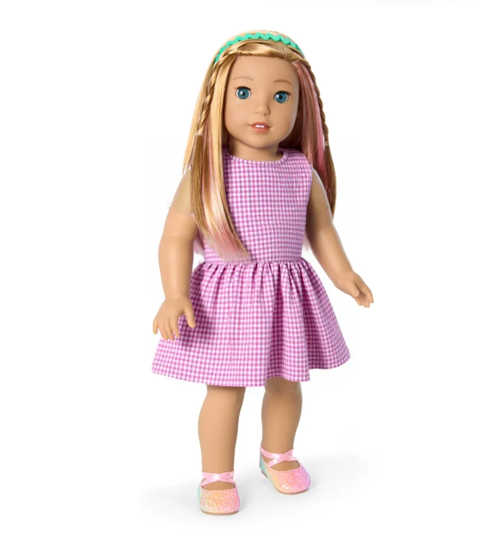 Adecuado para muñecas de 18 pulgadas, muñecas de 43cm, muñecas Reborn, accesorios de ropa, varias ropa, faldas, pantalones, regalos para niños