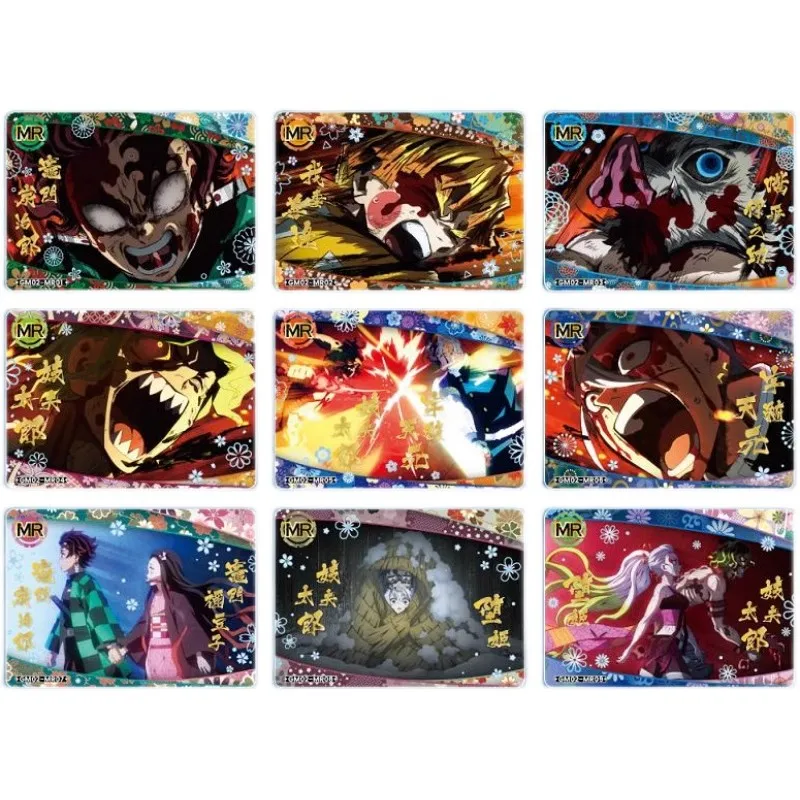 Anime Demon Slayer CP SSP QR MR SP series Daki Tokitou Muichirou Agatsuma Zenitsu collection card Christmas birthday gift