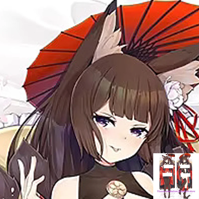 

Anime Dakimakura Pillow AzurLane Amagi 2-Side Print Pillowcase Hugging Body Cushion Cover Otaku Waifuristmas Decoration 2023