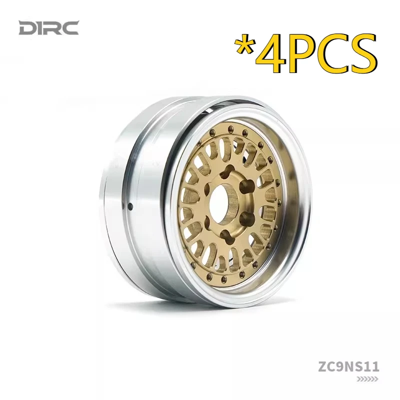 

4PCS D1RC 1.9-Inch 60g Metal Rims for 1/10 Scale Realistic Crawling Car Wheel Hubs Suitable for TRX4 Scx10