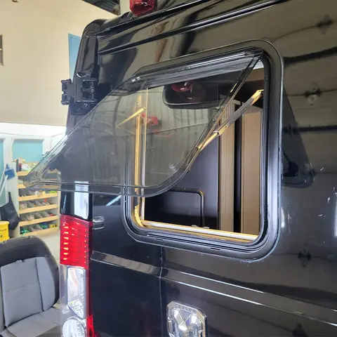 MAYGOOD RV Accessories R5000 Curved Wall RV Caravan Side Window for Camper Van Trailer Wall From 25-60mm Design and Conversion
