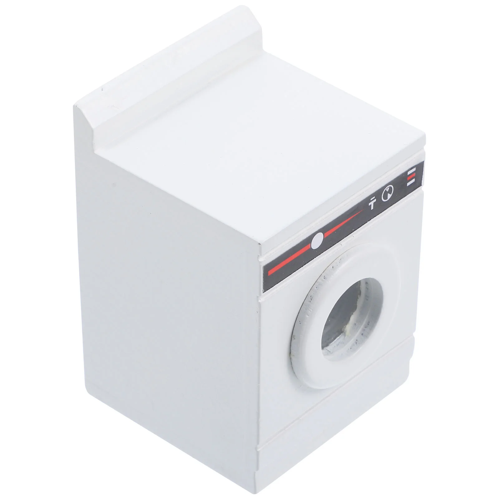 Mini Washing Machine Simulation Fake House Accessory Clothes Machines Dryer Imitation Plastic Desktop Washer Child