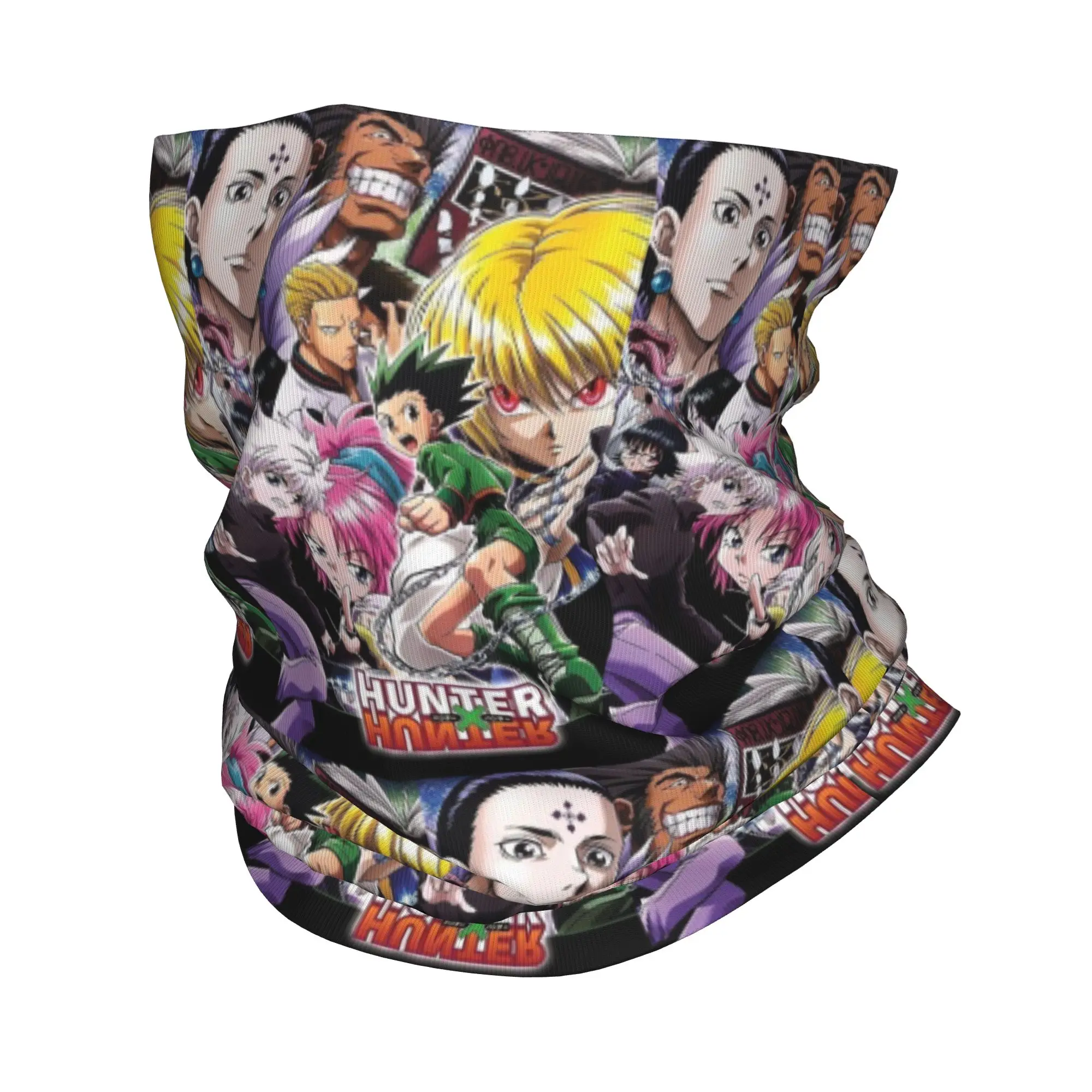 Anime HXH Hunter x Hunter Bandana Neck Cover Printed Mask Scarf Multi-use Headwear Outdoor Sports Unisex Adult Winter