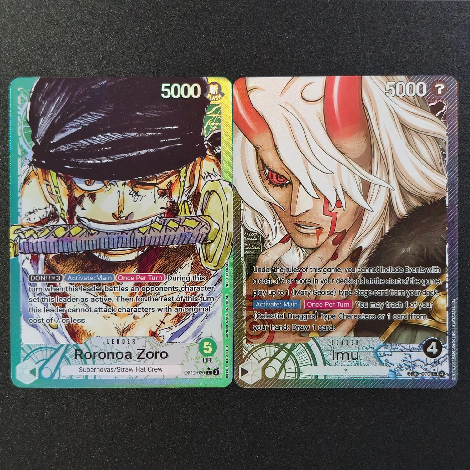 Homemade English Hancock Nami Zoro Imu OP12-020 OP14-41 Fan‑Art High Quality Game Collection Card Toy view 6