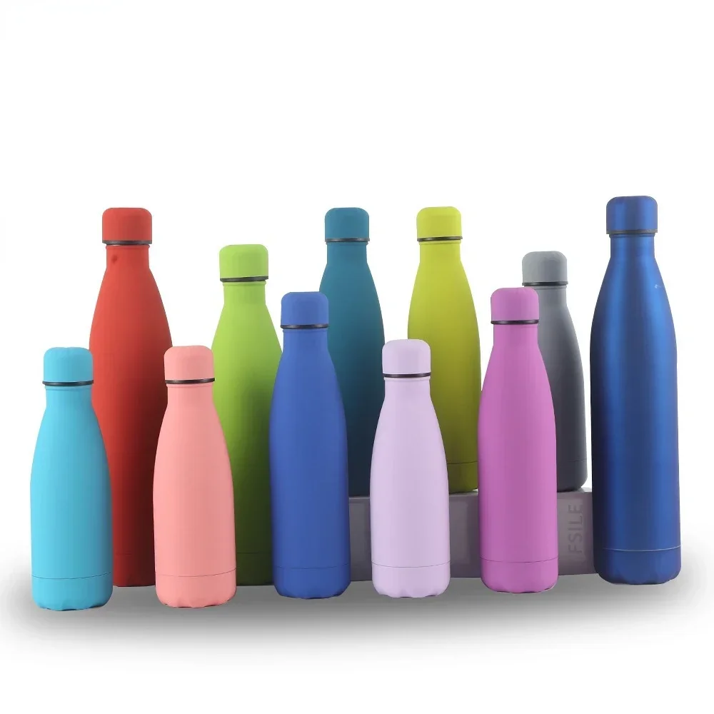 500/750/1000ml Double-Wall Insulated Vacuum Flask Stainless Steel Water Bottle BPA Free Thermos for Sport Water Bottles