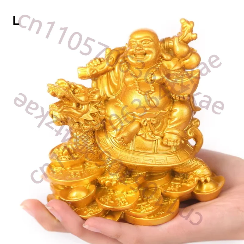 

Декоративная фигурка Будды Майтрейи в виде черепахи-дракона из смолы, китайский талисман для дома, гостиной, офиса, привлекающий богатство и удачу, декор в стиле фэн-шуй