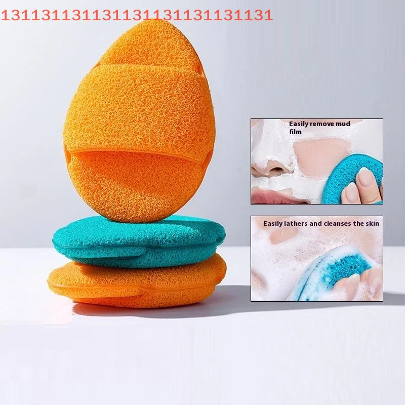 1 قطعة التقشير التطهير نفخة إزالة الرؤوس السوداء قناع طمي غسل الوجه الإسفنج الأنظف مزيل ماكياج رغوة الإسفنج منصات تنظيف الوجه #2