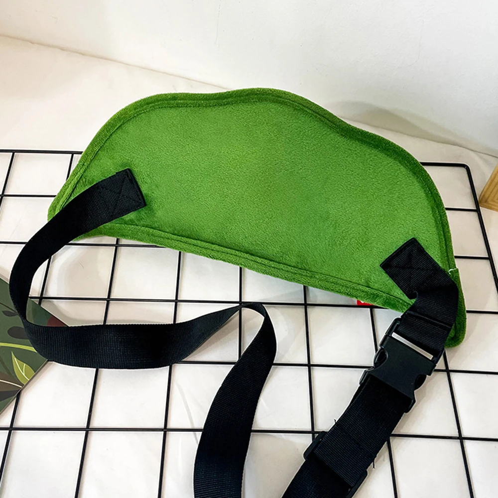 Bolso De Mensajero con forma De Edamame para mujer, Bolsa De hombro De guisante De felpa, divertida, con personalidad creativa