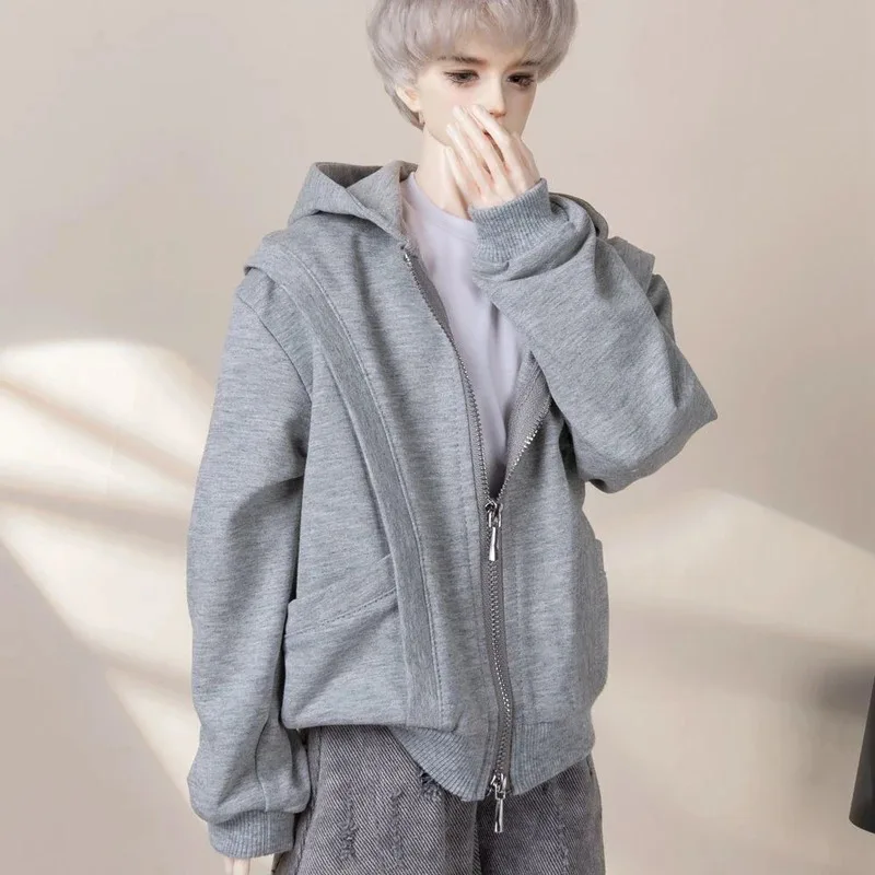 

1/3 Doll's Clothes Hoodie for 75cm Male Bjd Doll Sportswear Jacket Coat Dress Up Play House Toys Gift Doll Accessories, No Doll