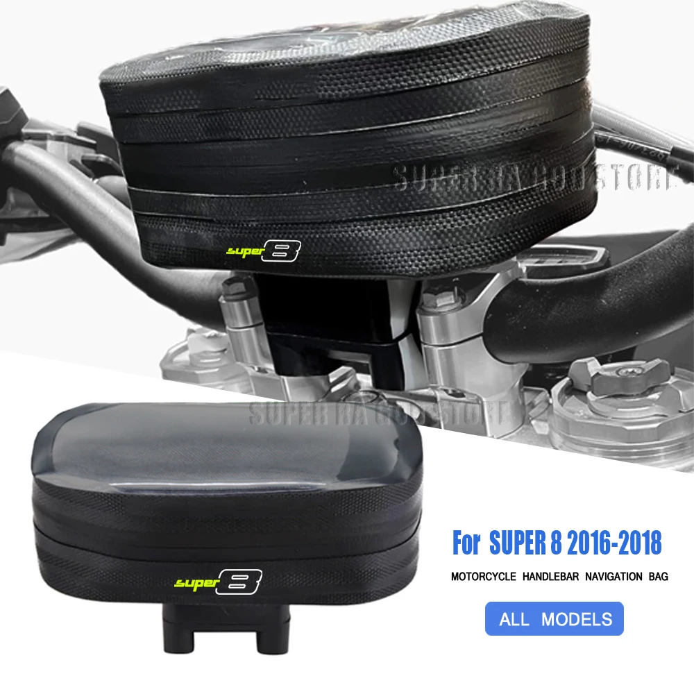

For Super8 SUPER 8 2016 2017 2018 Motorcycle waterproof adventure travel handlebar navigation bag