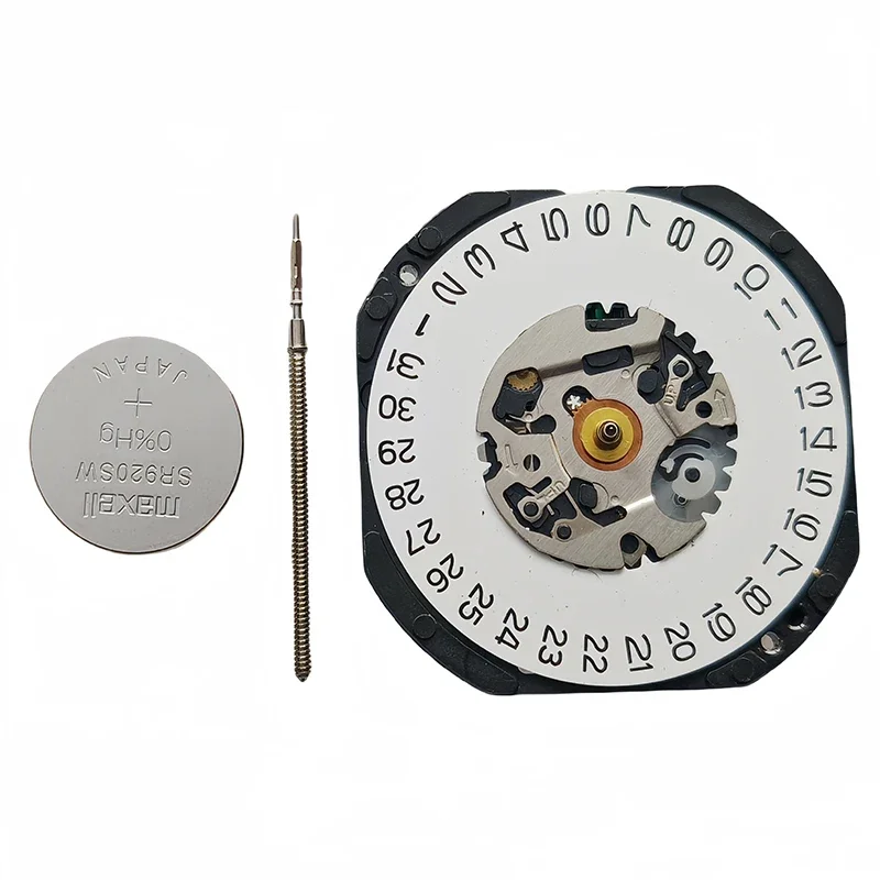 VX32 Movement with Date Watch Japan Movement for VX32E MovementCalendar Date Metal Quartz Movement VX32e-3