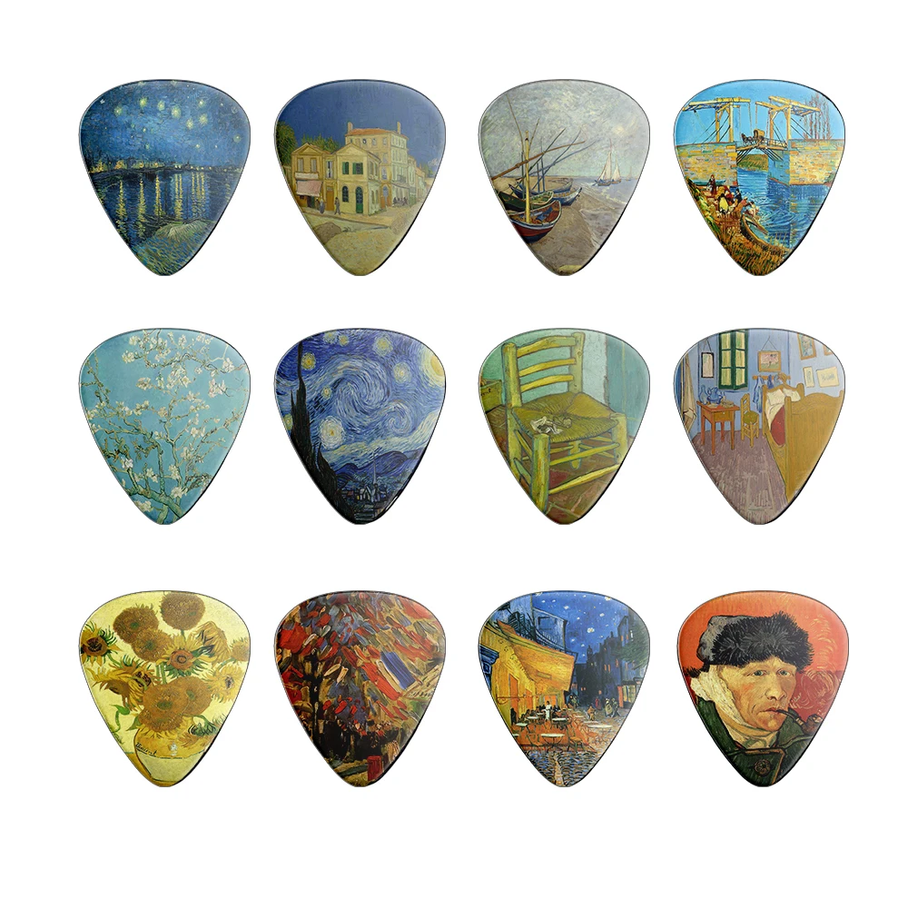 Musical Instrument Photo - Conjunto de 12 Palhetas de Guitarra