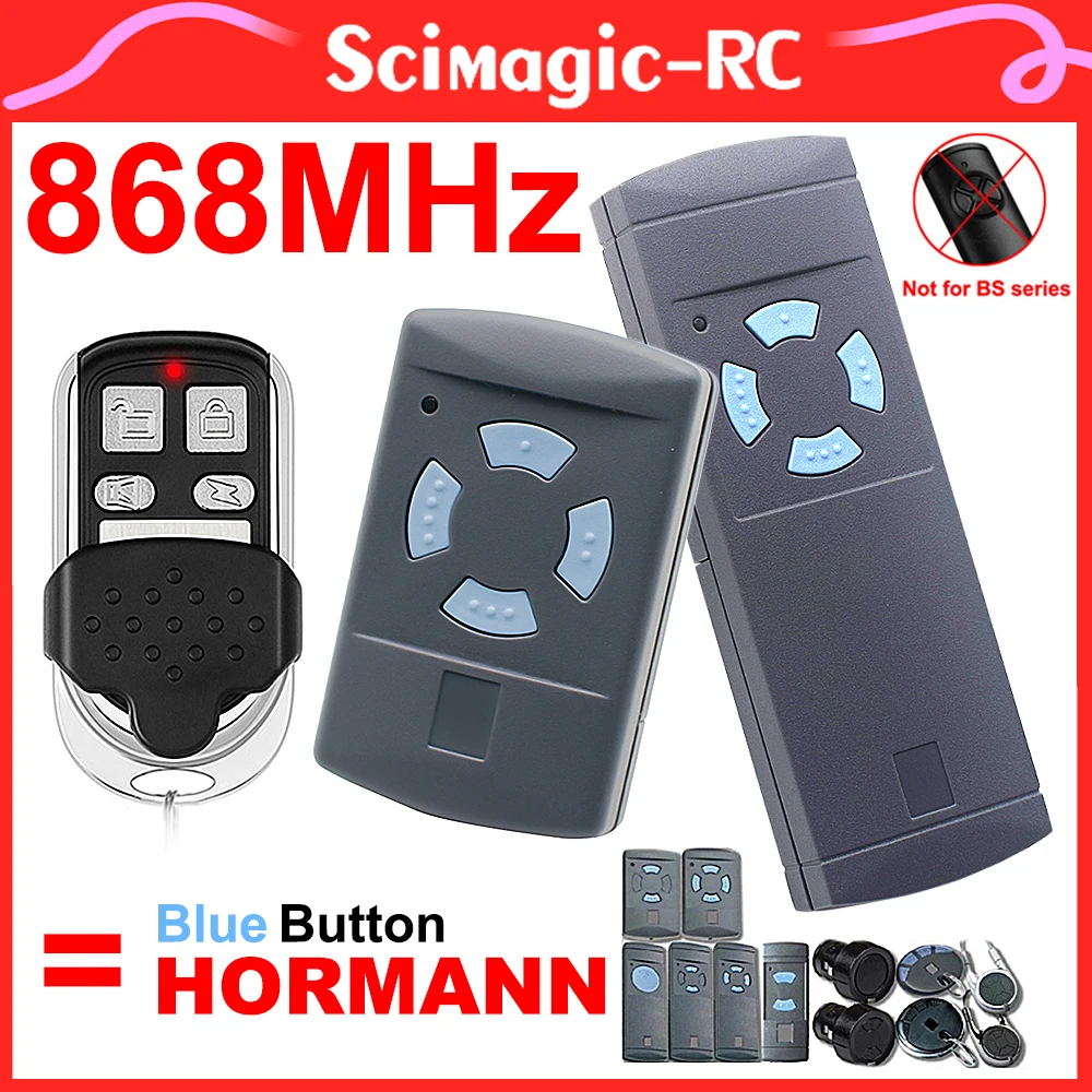 HORMANN 868MHz Garage Gate Remote Control HORMANN HSE2 HSE4 HSM2 HSM4 HS1 HS2 HS4 HSZ1 HSZ2 HSP4 868 Garage Gate Transmitter