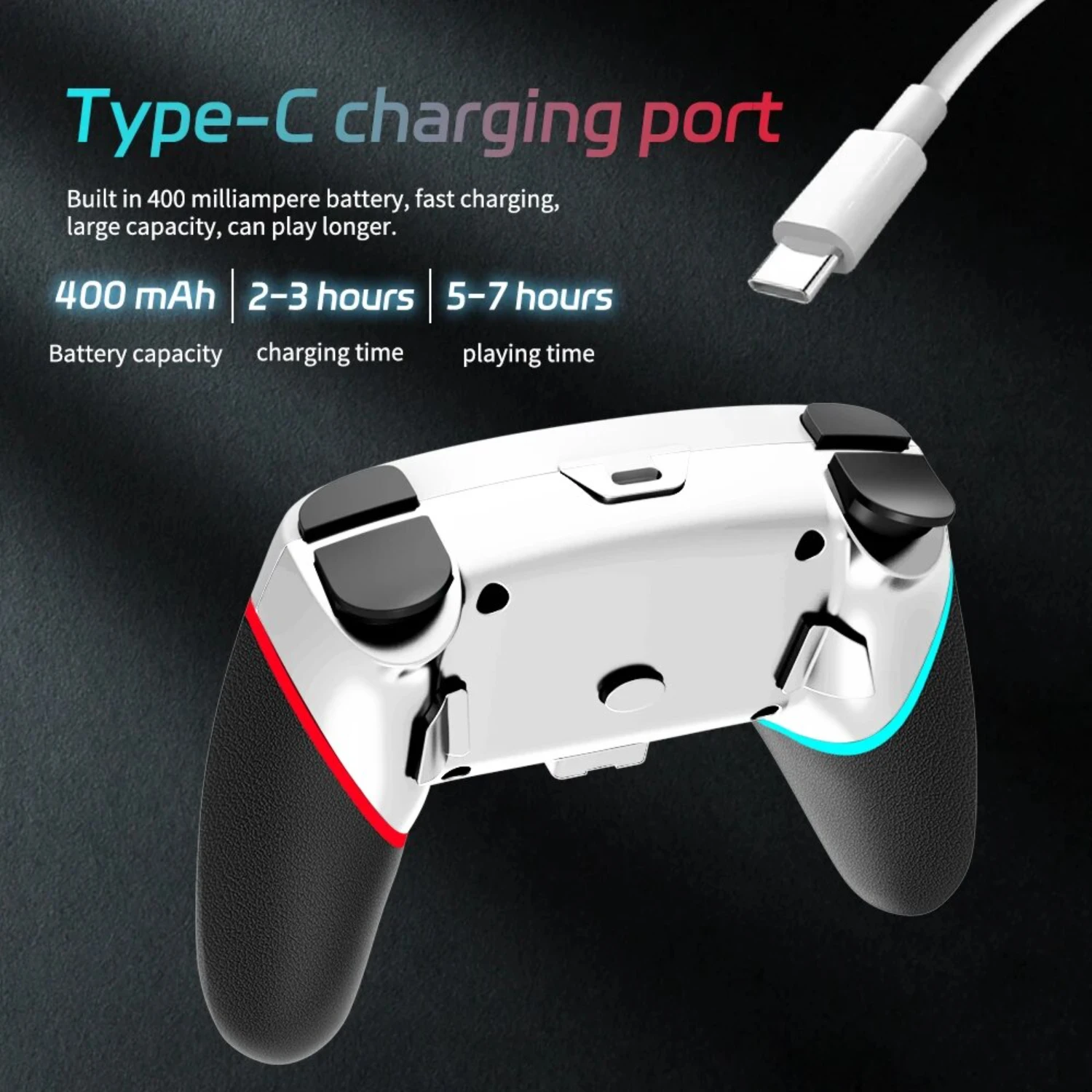 Wireless  Controller Compatible with /Lite/OLED Remote Supports Multi-Platform with Turbo, Wake-