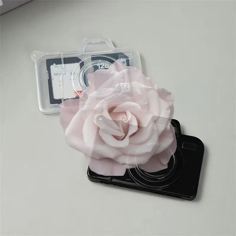 Popular Camera Shaped Memory Card Storage Organizer 1/2Pcs Pocket Sized Portable Holder for Travel  Camera Accessories