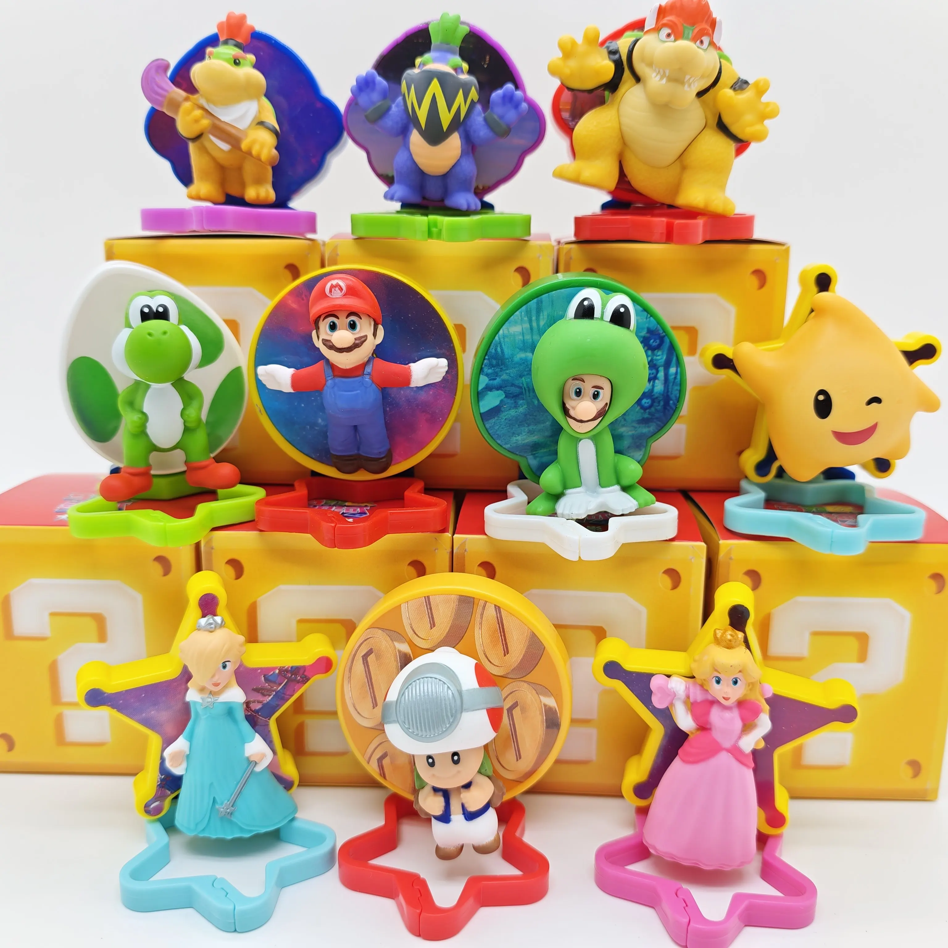 Colección de Figuras de la Película Super Mario Galaxy 2026, Juguetes McDonald's HAPPY MEAL, Decoración de Escritorio, Regalos de Cumpleaños y Navidad para Niños