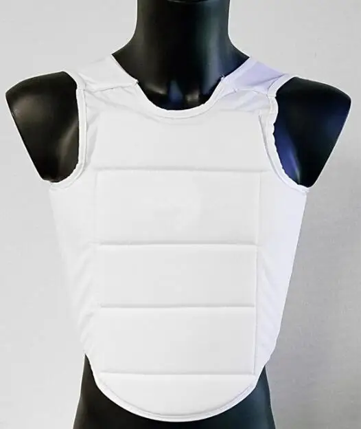 Japanese Karate Protective Vest Sponge Oxford White