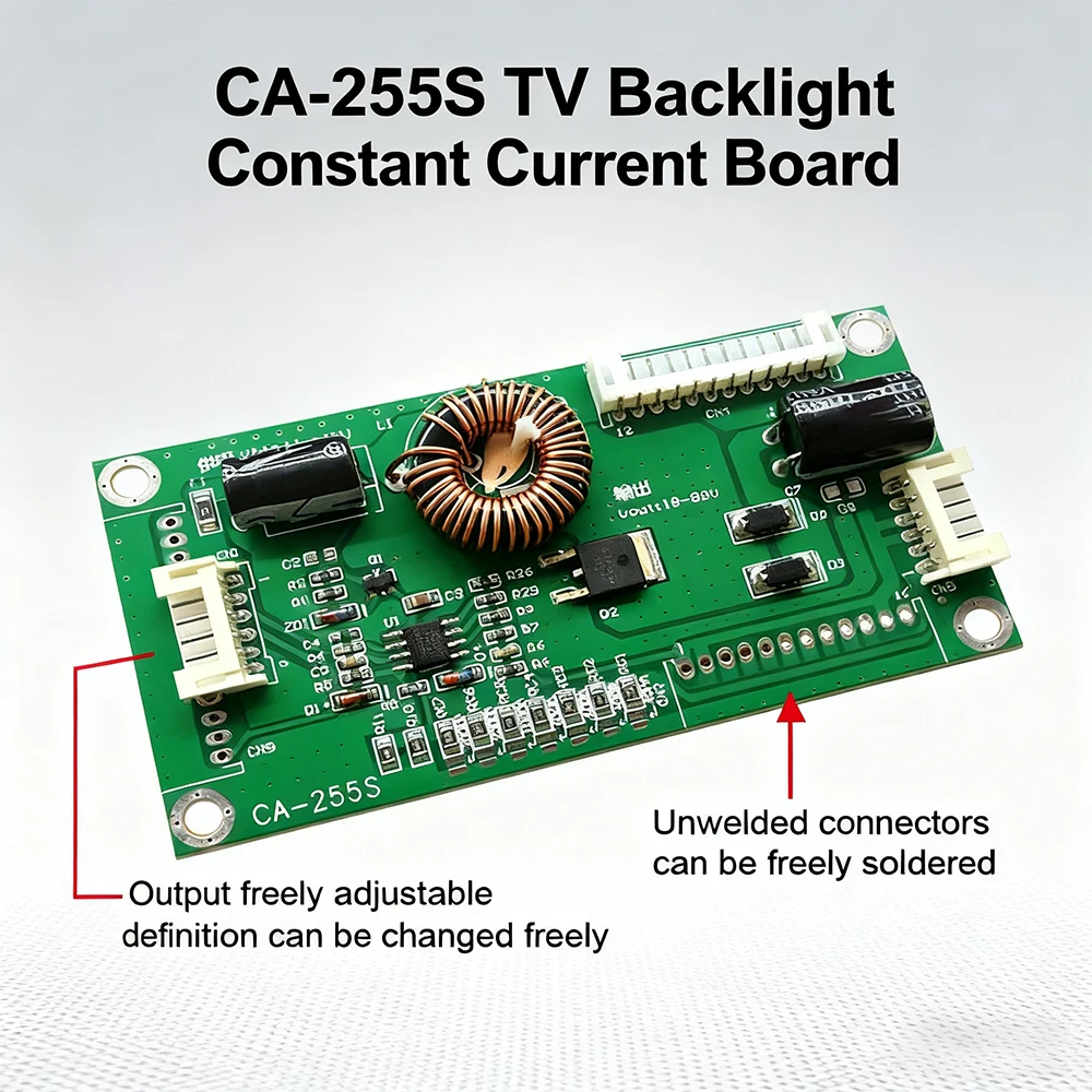 2025 New CA-255S Universal LED LCD TV Backlight Board – 10-48 Inch, Constant Current Boost Driver Inverter, Step Up Power Module