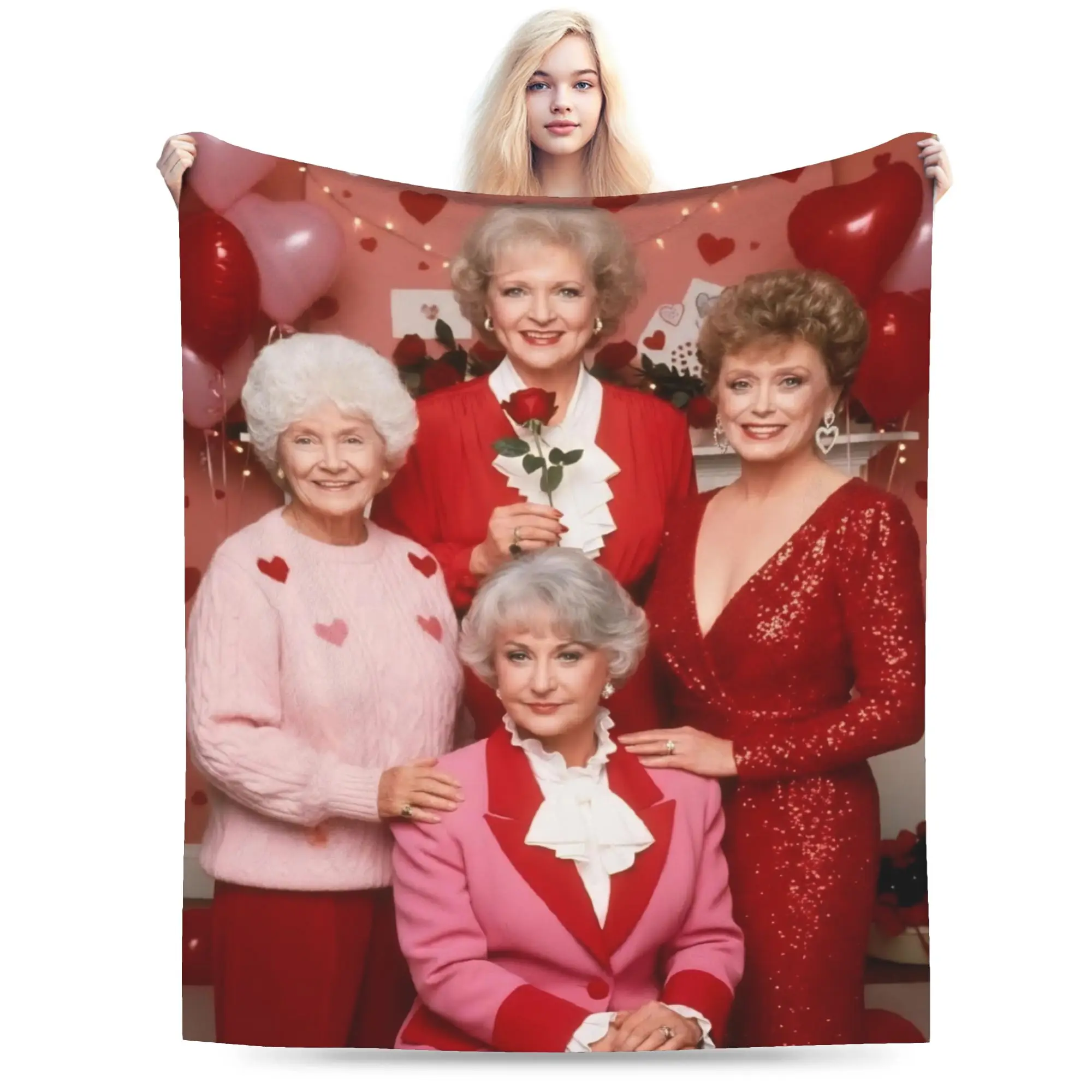 Golden Girls  Stuff Blanket Ultra-Soft Fleece  Throw Blankets Comfortable Bedding Throws