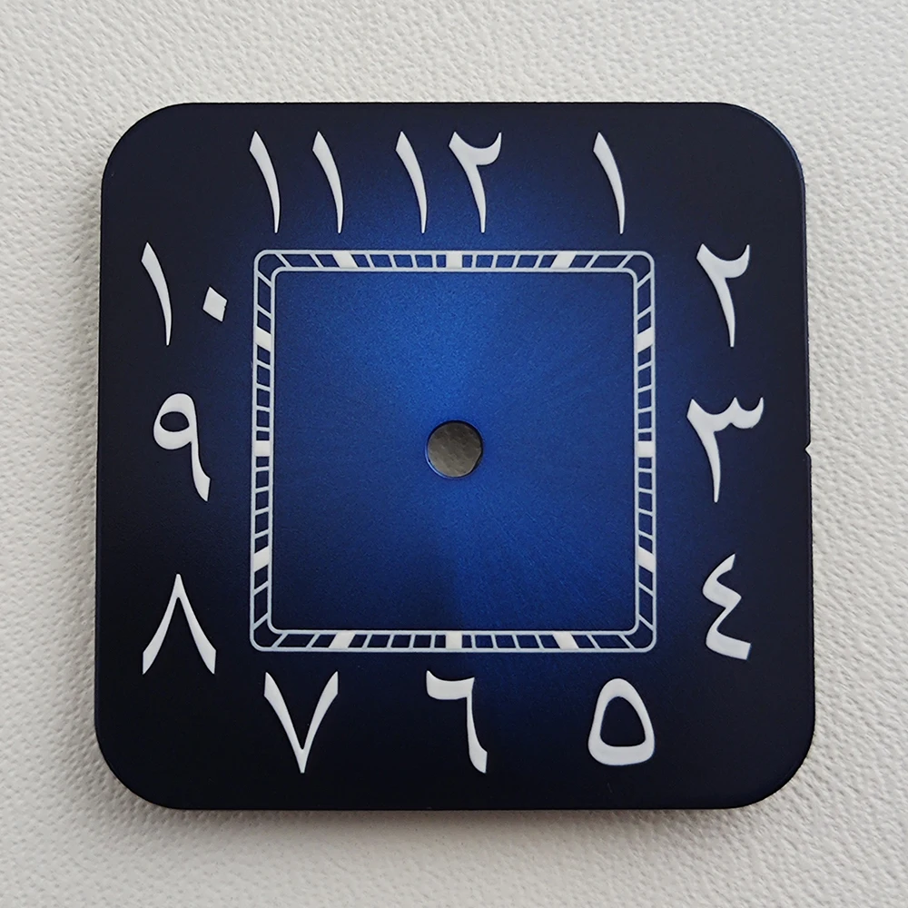 Nh35 dial nh36 dial relógio dial nh35 mostrador quadrado numeral árabe relógio masculino dial caber nh35 movimento acessórios de relógio