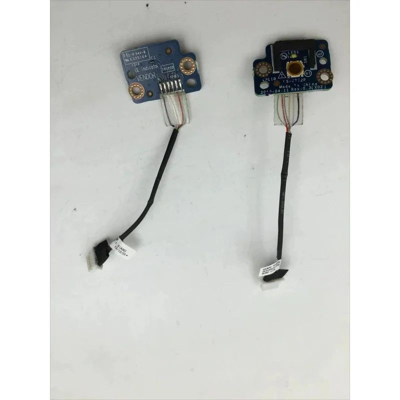 N+ LED Light Power Switch Daughter Board LS-9772P VAQ10 Replacement For Dell M4800 M6800 Laptop