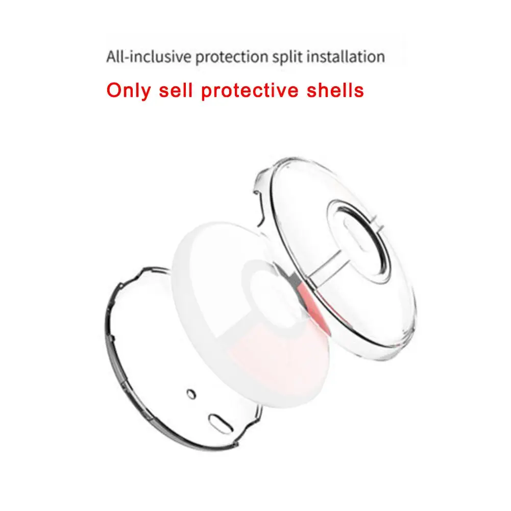 For Pokemon GO Plus and Game Host Transparent Protective Case For Pokeball Shell For Poke Ball Game Console Sleeve With Lanyard