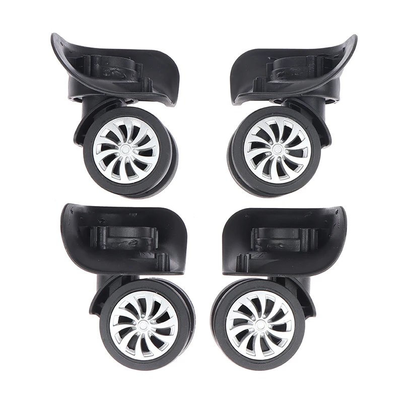 4Pcs Rubber Wheel For Suitcase Luggage Universal 360 Degree Swivel Wheels Trolley Wheel Tools