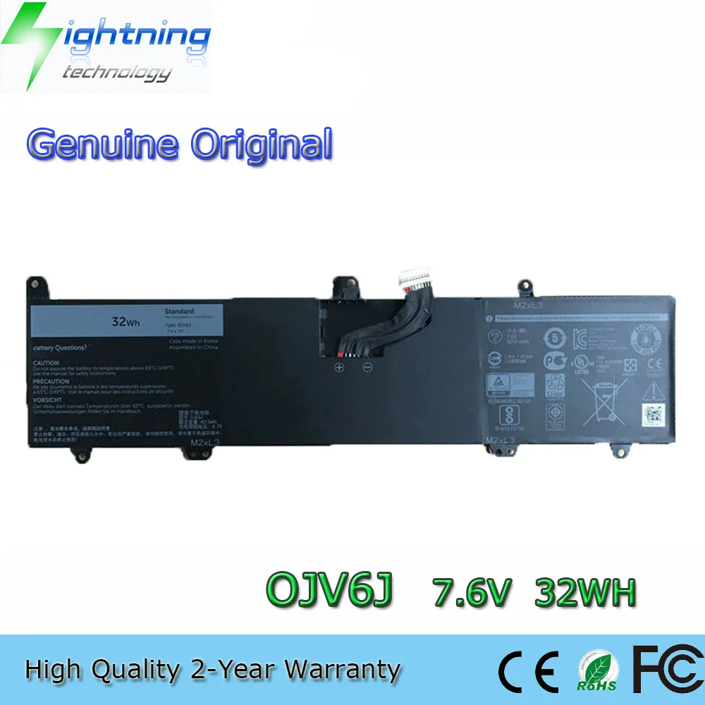 

0JV6J 7,6 В 32 Втч аккумулятор для ноутбука Dell Inspiron 11 3149 3162 3164 3168 3179 3180 P24T OJV6J