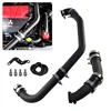 Front Mount Inter Volle Blacke Rohre für Mitsubishi Lancer EVO X 4B1 1 2,0 L Turbolader 2008-2015 4