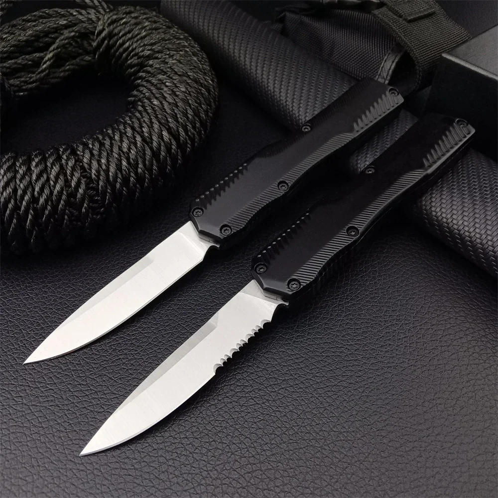 KS 9000 outdoor folding knife 440C blade zinc alloy handle pocket camping hunting knife tactical survival EDC self-defense tool