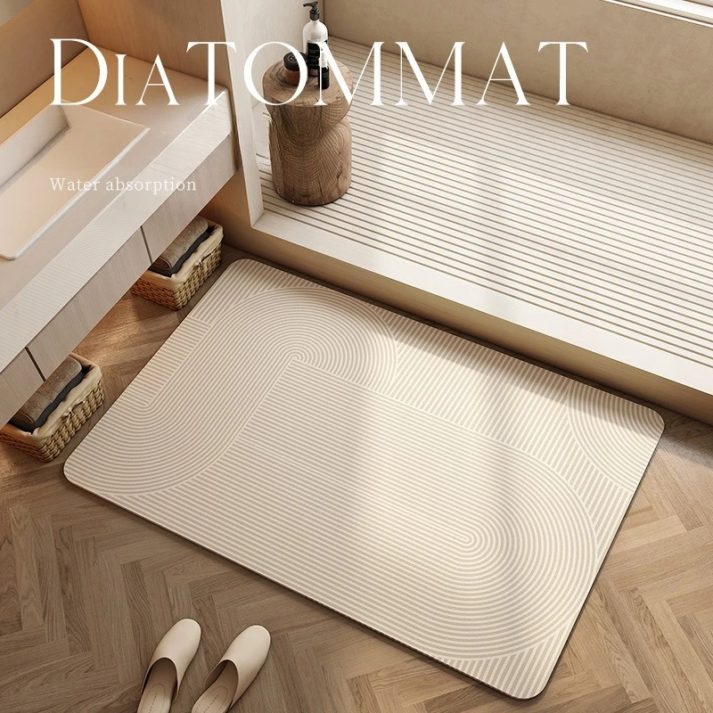 

Home-Use Diatomaceous Earth Bathroom Mat: Water-Absorbing & Anti-Slip for Toilet Entrance