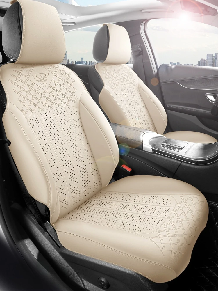 Leather Car Seat Covers Full Set Universal - High Quality Leather Car Seat Protection