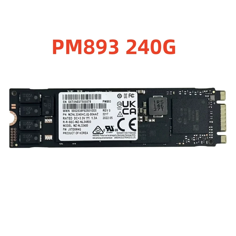 PM893 240G M.2 Sata 2280 NGFF Enterprise Server الأصلي لسامسونج MZNL3240HCJQ-00AAZ