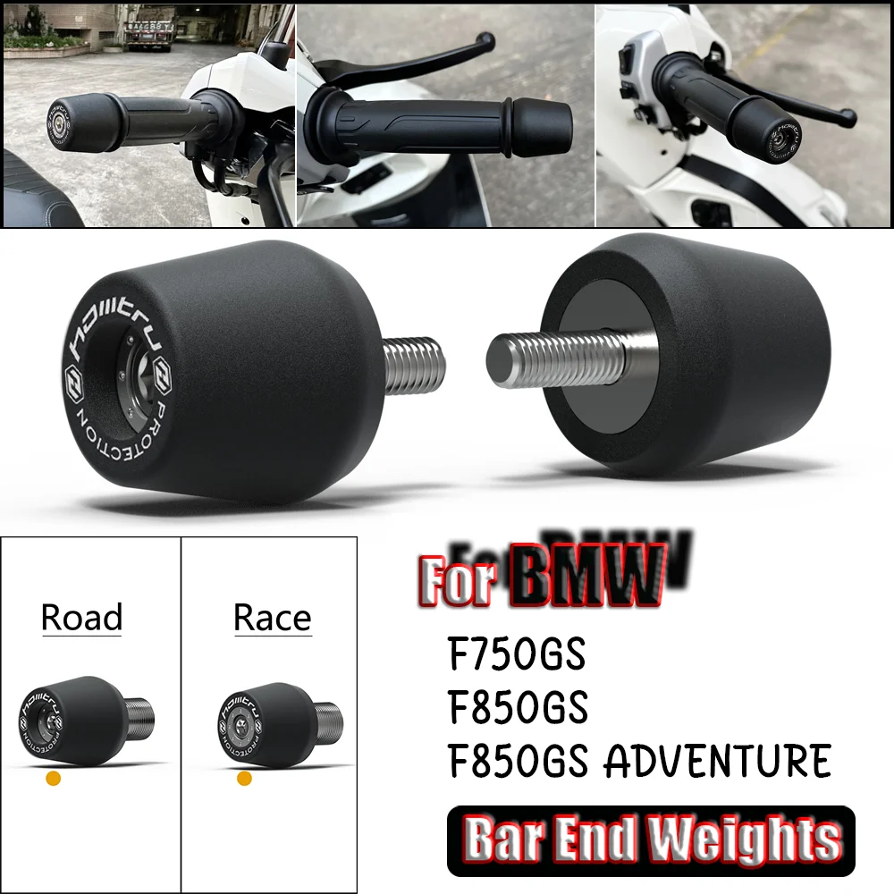 

For BMW F750GS F850GS ADVENTURE Motorcycle Handlebar Grip End Handle Plug Weights Slider Plug Handle Bar End Weight Grips Cap