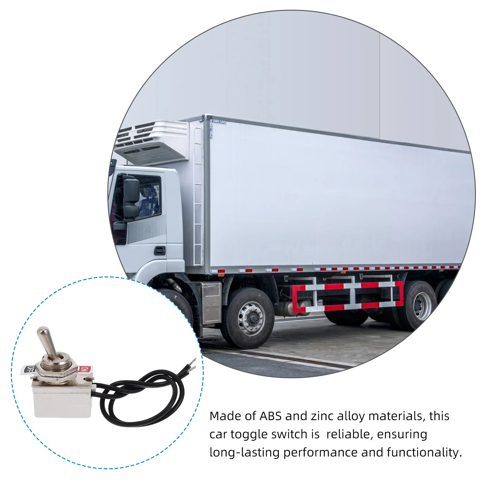 

Mini Toggle Switch 5 Inch Wire 6A 125V Car Rocker Switch For Automotive Marine Boat Auto Spst Replacement