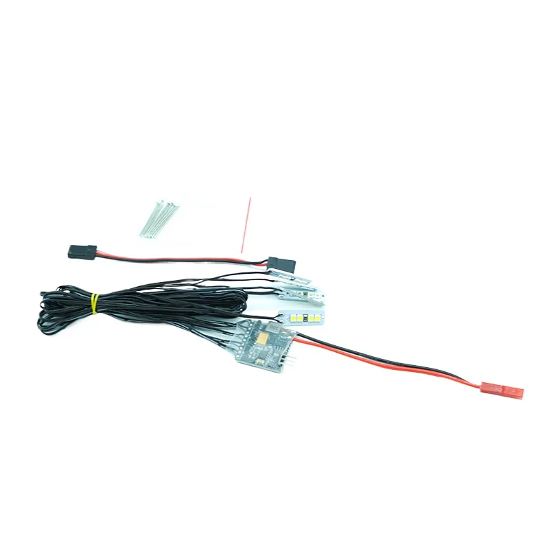 77RC aircraft model explosion flash LED lights can control night navigation lights, fixed wing navigation lights