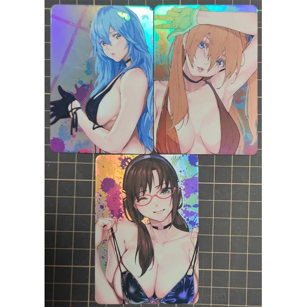 Anime déesse histoire bricolage ACG Ikari Shinji Ayanami Rei garçons jeu jouets avancé mousseux carte à collectionner cadeau d'anniversaire de noël