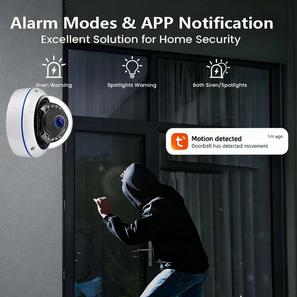 Security Camera System 8MP 4K 8CH POE NVR Kit CCTV Audio Recording Outdoor AI Day Night Vision Video Surveillance IP Camera Set