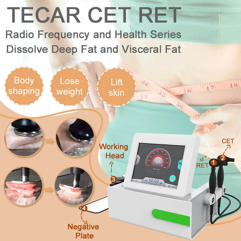 

Pain Recovery Smart-tecar 448K Deep Heating Monopolar Rf CET RET Diathermy Tecar Therapy Rehabilitation Slimming Machine