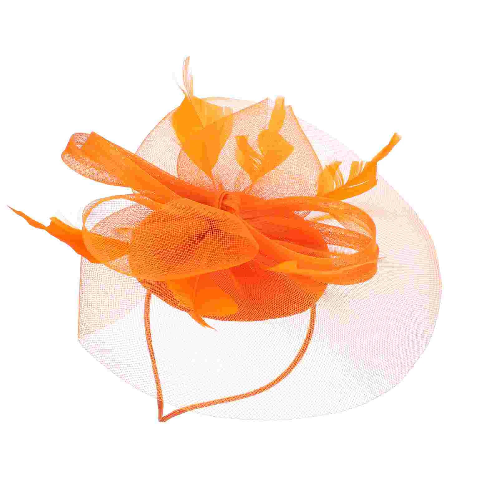 Cappello di paglia da uomo Sun Women banchetto Tea Party per copricapo da sposa da pescatore Fascinators in rete copricapo