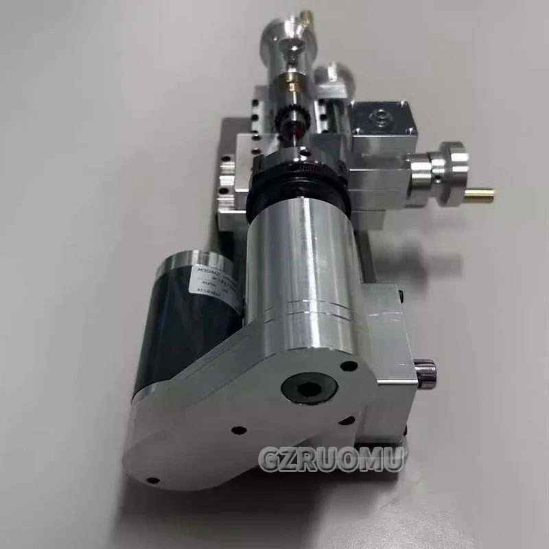 DIY Mesin Bubut Mini Multifungsi Rumah Tangga Kayu Buatan Sendiri Mesin Bubut Kecil Portabel Desktop Mesin Bubut Mikro 110V-220V 100-2500r/Menit