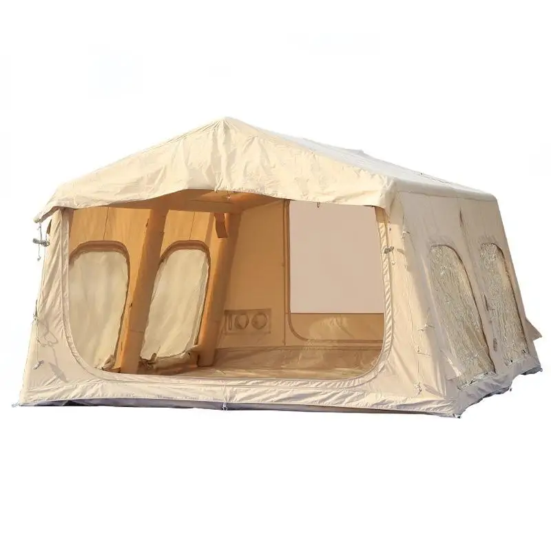 

Снаряжение для кемпинга, палатки, 8-местная надувная большая воздушная палатка, монолитная воздушная колонна для большого семейного кемпинга