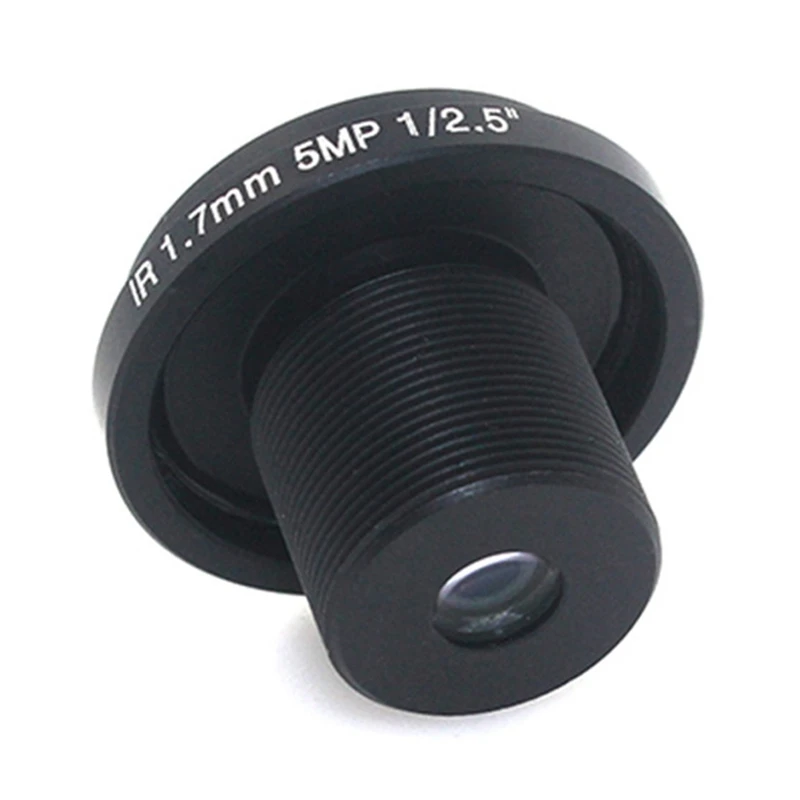 เลนส์พาโนรามา Fisheye 1.7 มม. 5MP เลนส์เฝ้าระวังความปลอดภัย 360 องศา