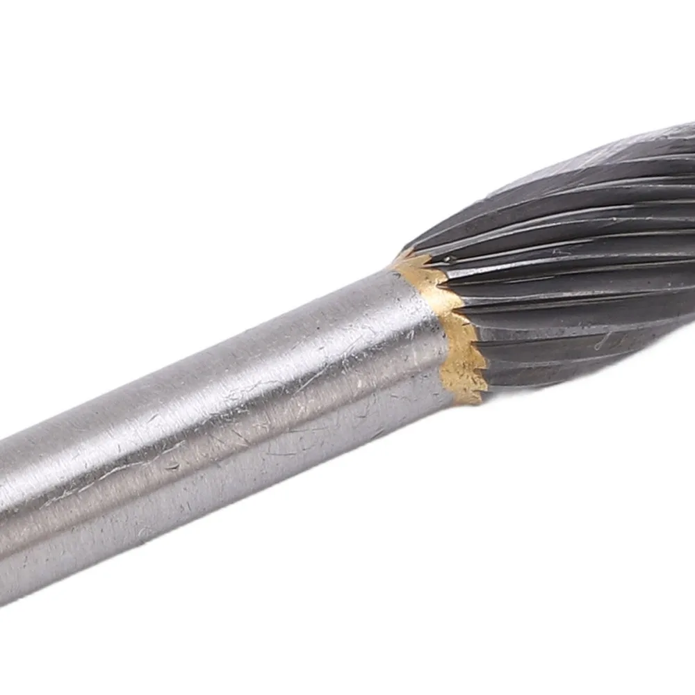 Durable Alloy Steel Carbide Rotary Burr Single Cut Wear-Proof Die Grinder Bit Universal Rotary File Auto Repair Shops