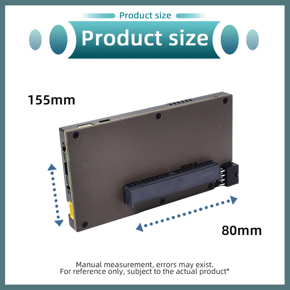 TH3P4 GaN V2 Thunderbolt 3 4 USB4 External GPU Dock Portable PCIe
