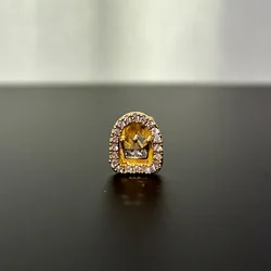 RACHELZ Hip Hop Single Full CZ Stone Crown Teeth Caps For Women Men Jewelry Hollow Zircon Mouth Tooth Grillz Dental Grills