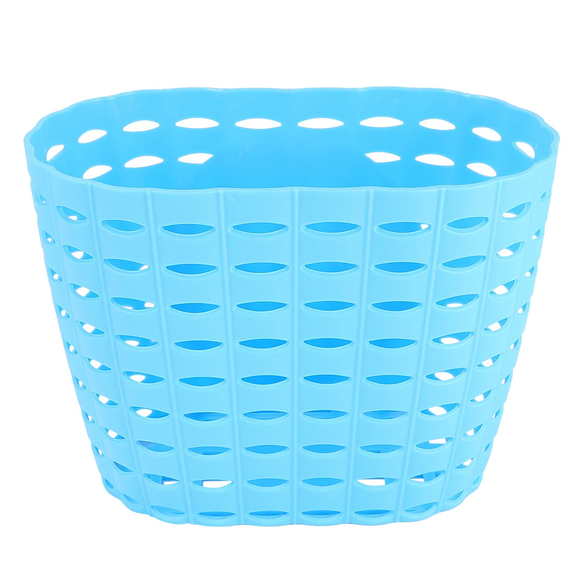 

Bike Basket Durable Plastic Kids Strap Design Easy Attach Handlebars Detachable Lightweight Water Resistant Storage Cycling Bike