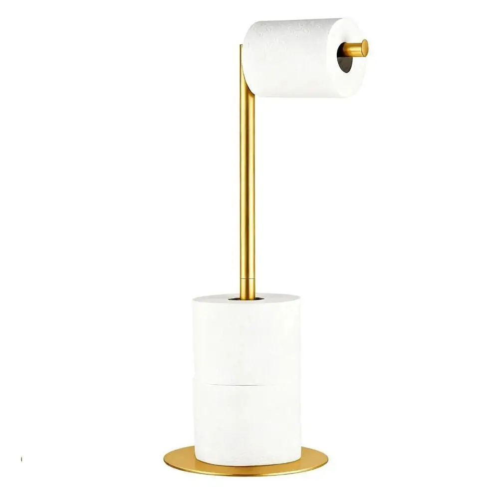

Stainless Steel Toilet Paper Stand Anti - Corrosion Rustproof Free Standing Toilet Paper Holder Modern Design Tissue Rack