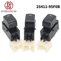 SORGHUM-Interruptor de ventanilla eléctrica LHD para conductor delantero izquierdo, para Nissan Almera Classic B10 Sunny B10 2006-2013 2541195F0B 25411-95F0B